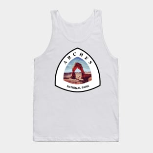 Arches National Park shield Tank Top